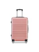 BeComfort L05-R-75, ABS, guruló, rosegold bőrönd 75 cm