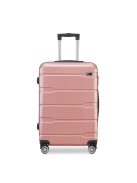 BeComfort L06-R-45, ABS, guruló, rosegold bőrönd 45 cm