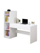 Polcos íróasztal fehér 132x40x120 cm OT-611-3